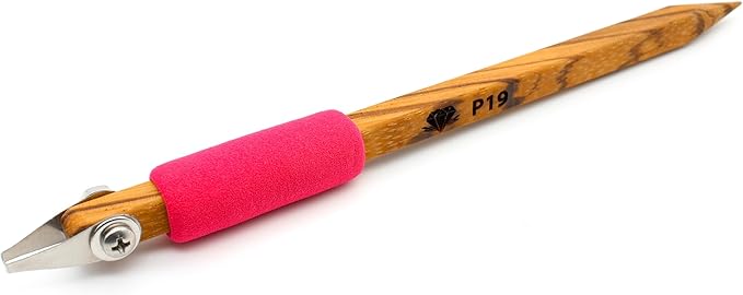 The Original DiamondCore Tools: Pottery Carving Tool, Clay Sculpting, Ceramic Trimming, Sgraffito, Mishima (P19)