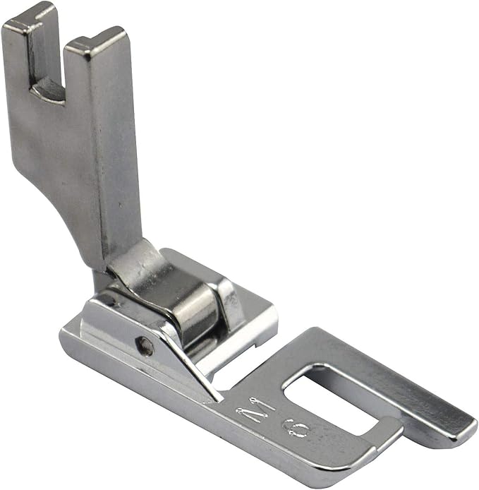 DREAMSTITCH P60971 High Shank 6mm Wide Flat Fell Seam Presser Foot for Babylock,Brother,Janome,Juki,Pfaff,Viking Sewing Machine P60971-H