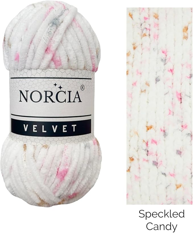 Soft Velvet Yarn Chenille Yarn for Crocheting Super Bulky 100g (74.3 yds) Baby Blanket Yarn for Knitting Amigurumi Yarn for Crochet Weaving Craft