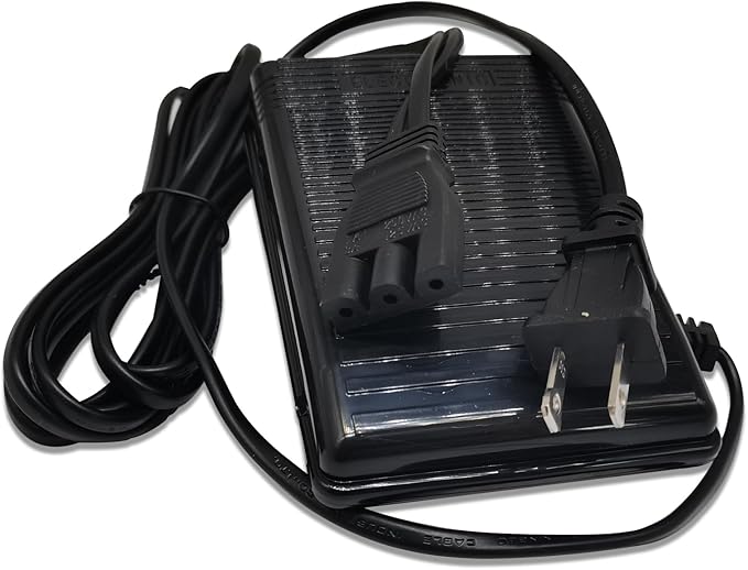 YICBOR Sewing Machine Foot Control Pedal with Cord for Singer 4411 4423 Heavy Duty Quantum Decor 14T968DC + #359102-001