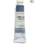L'oeil (Genuine Minerals) Professional Artist Grade Extra Fine Handmade Watercolor 15ml Paint Tube, 5 Fl Oz, Natural Granulation, Rich Colour Luminosity, Lightfast Non-fading, Archival Quality (Lapis Lazuli Grayish)