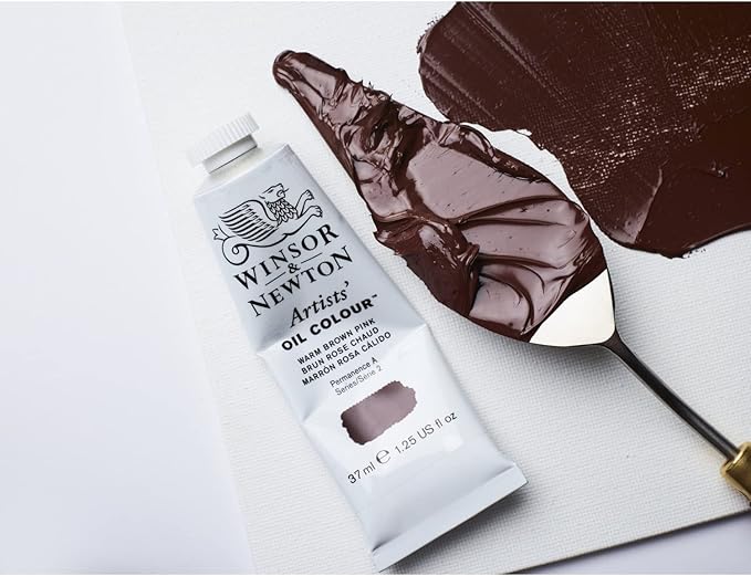Winsor & Newton Artists' Oil Color, 37ml (1.25 oz) Tube, Warm Brown Pink