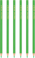 PATIKIL Grass Green Colored Pencils Set,6 Pcs Oil Color Pencils Wooden Coloring Drawing Pencil for Artists Art Painting