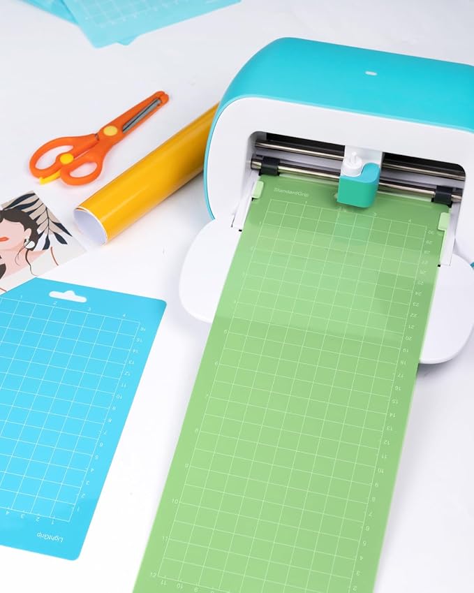 Gwybkq Cutting Mat, Compatible With Cricut Joy 8 Packs (4.5x6.5In,4.5x12In) Accessories (Standardgrip,Light)