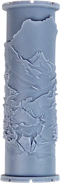 Winter Stag Clay Texture Roller (4") - Winter Set #01 - Embossing Pattern Roller for Polymer & Ceramic Clay, Pottery & Crafts
