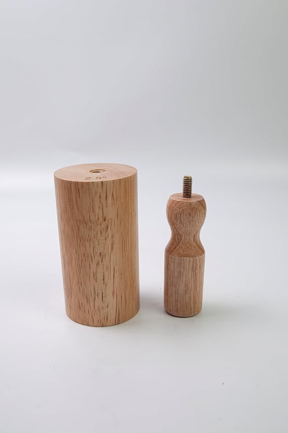 Cup Pottery Molds Clay Tools 3.1" & 3.4" & 3.7" Set of 3 Wooden Pottery Tools for Creating Pottery Mug Vases (Style A)