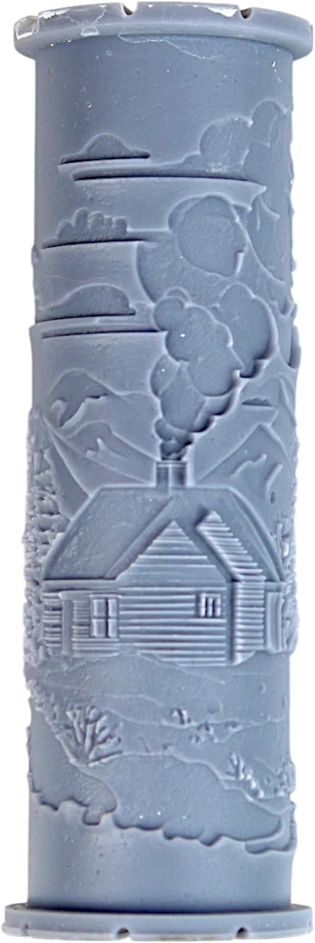 Cottage Clay Texture Roller (4") - Winter Set #01 - Embossing Pattern Roller for Polymer & Ceramic Clay, Pottery & Crafts