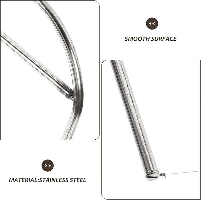 SEWACC Angle Cutting Clay Tool Stainless Steel Wire Bevel Cutter Trimming Pottery Clay Sculpting Tool DIY Ceramic Clay Modeling Tool for Pottery Ceramics and Sculpting E
