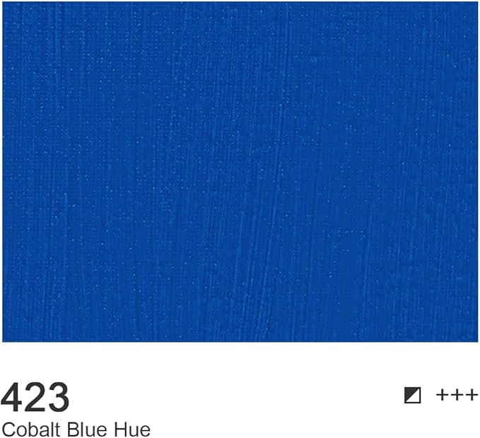 AUREUO Cobalt Blue Hue Acrylic Paint, 4 Fl Oz / 120ml Single Tube, Rich Pigment Art Craft Paints for Canvas, Rocks, Wood, Ceramic, Fabric - Art Supplies for Beginners, Professionals, Artists