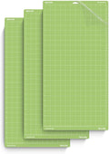 Nicapa Standard Grip Cutting Mat for Cricut Maker 3/Maker/Explore 3/Air 2/Air/One (12x24 inch,3pack) Adhesive&Sticky Non-Slip Flexible Square Gridded Cut Mats Replacement Accessories Mats Vinyl Craft