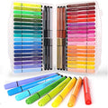 SAYEEC Washable Marker Coloring Pens Set, 48 Assorted Colors Drawing Pens, Medium Point Art Watercolor Marker Set with Storage Case for Adult Coloring Books Manga Comic Calligraphy Sketching