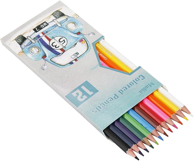 Madisi Colored Pencils Bulk - Non-Toxic Pre-Sharpened - 72 Packs of 12-Count - 864 Bulk Pack