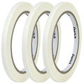 3 Pack White Masking Tape - Painters Tape 0.25 Inch Wide - Multi-Surface, Water Resistant, Indoor & Outdoor Use - 270FT Total - Artist Tape for Paint, Wall, Car, DIY (#4010)
