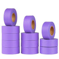 Purple Flagging Tape 12 Rolls - Non-Adhesive Neon Marking Surveyors Caution Tape, for Tree Marking, Hunting Trail Tape, 1-3/16 in. x 150 ft,3.35 Mil Thick