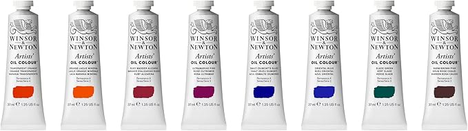 Winsor & Newton Artists' Oil Color, 37ml (1.25 oz) Tube, Oriental Blue