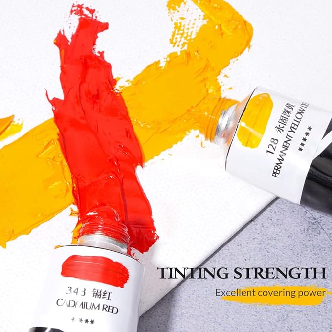 Paul Rubens Artist Oil Paint,18 Vibrant Colors with Great Lastfastness, 60ml Large Capacity Tubes, Oil Paint Set Supplies for Artists, Students, Beginners