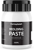 Falling in Art Modeling Paste for Acrylic Painting, 16.9 Oz Lightweight Acrylic Textured Paste for Textured Art
