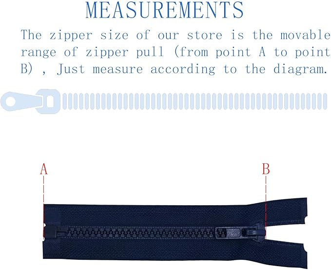 ANPURZII 3PCS #5 32 Inch Deep Navy Blue Separating Jacket Zippers for Sewing Coats, Molded Plastic Bulk Zippers(DeepNavyBlue 32" 3PCS)