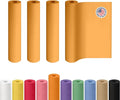18" x 1200" (100 ft) Orange Kraft Paper Roll, Pack of 4 - USA-Made Quality Craft Paper for Gift Wrapping, Kids' Arts & Crafts, School Projects - 100% Recycled, 50 lb Natural Material by IDL Packaging