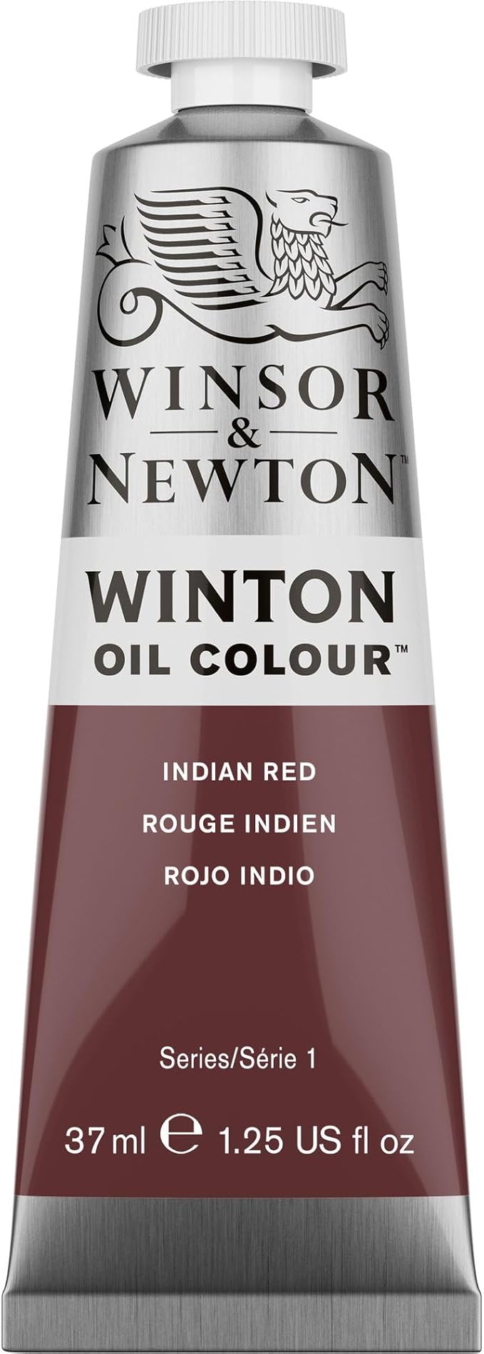 Winsor & Newton Winton Oil Color, 37ml (1.25-oz) Tube, Indian Red