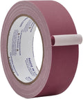 WOD GTC12 Gaffer Tape, Burgundy Low Gloss Finish Film, 1.5 inch x 60 ft. Residue Free, Non Reflective Cloth Fabric, Secure Cords, Water Resistant, Photography, Filming Backdrop, Production
