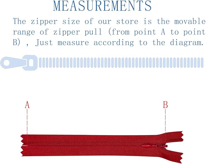ANPURZII 3PCS #3 28 Inch Red Invisible Zippers for Sewing Skirts, Nylon Coil Bulk Zippers for Pocket, Pillow(Red 28" 3PCS)