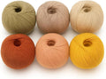 Harmony Cotton Yarn by Yarneverse – 6-Pack Soft Fine Weight (#2) 60% Cotton / 40% Acrylic (50g / 165m Each – Total 300g / 990m) (6, Natural Autumn Collection)