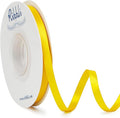 Ribbli Maize Yellow Double Faced Satin Ribbon,1/4” x Continuous 25 Yards,Use for Bows Bouquet,Gift Wrapping,Baby Shower,Floral Arrangement