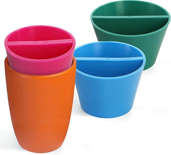 ZENFUN 3 Packs Rim Cone Pottery Tool, 3 Sizes Ceramic Rim Shaper Cone, 3D Printed Pottery Tool Fixing Rims for Potters Clay Artists Beginners (XS,S,M)