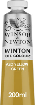 Winsor & Newton Winton Oil Color, 200ml (6.75-oz) Tube, Azo Yellow Green
