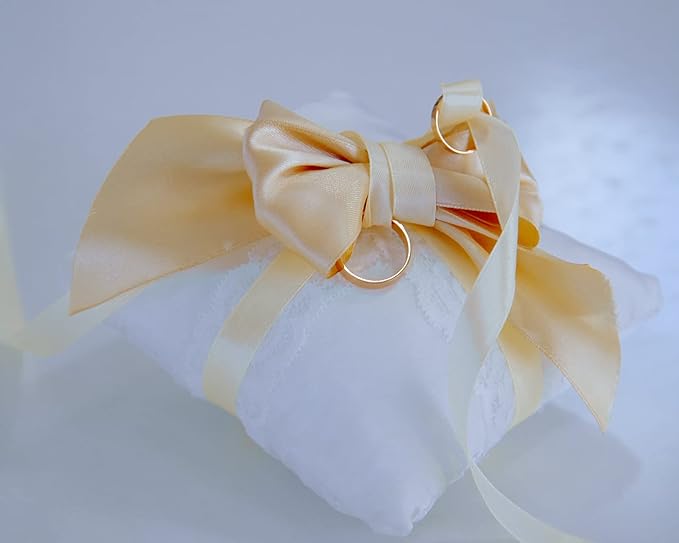 Double Face Light Orange Satin Ribbon 1-1/2 inch X 50 Yards Polyester Light Orange Ribbon for Gift Wrapping Very Suitable for Weddings Party Hair Bow Invitation Decorations and More