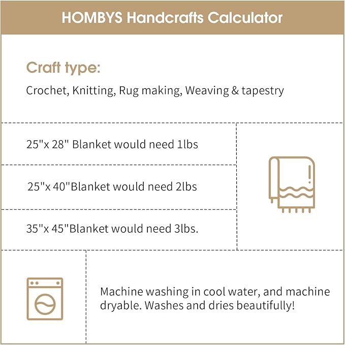 HOMBYS 8 Pack Assorted Chunky Yarn for Crocheting,Super Bulky Large Soft Fluffy Yarn,Plush Fuzzy Yarn,Thick Chenille Yarn for Hand Knitting/Arm Knitting,4 White & 4 Khaki(27yds,8 oz Each Skein)