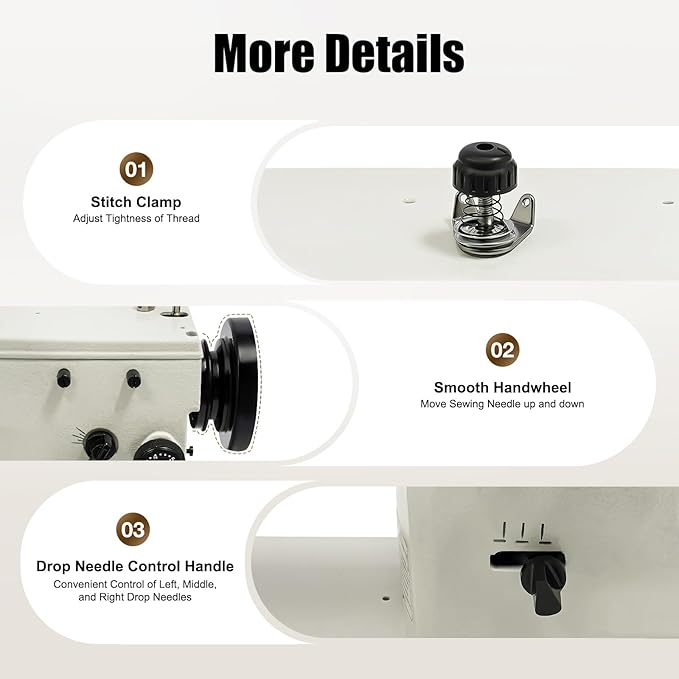 Commercial Straight Stitch Sewing Machine,Industrial Sewing Machine,High Speed Leather Industrial Sewing Tool,DDL-8700 High Speed Lockstitch Industrial Sewing Machine (Sewing)