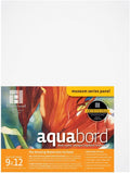 Ampersand Art Supply Watercolor Painting Panel: Museum Series Aquabord, 1/8 Inch Flat Profile, 9" x 12"