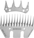 13 Tooth Pet & Livestock Shearing Replacement Blades for fit Oster, Lister, Heiniger Sheep Clippers, Detachable Animal Trimmer Shears for Grooming Goats, Lambs, Llamas, Alpacas (13 Tooth)