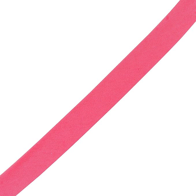 Mandala Crafts 55 Yards 1/2 Inch Hot Pink Double Fold Bias Tape for Sewing - Bias Binding Tape for Quilting Binding, Hemming, Seam, and Fabric Piping