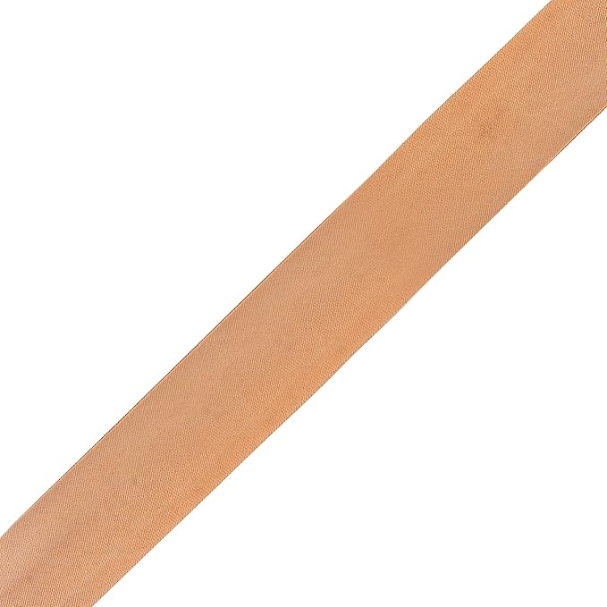 Mandala Crafts 55 Yards 5/8 Inch Tan Double Fold Bias Tape for Sewing - Bias Binding Tape for Quilting Binding, Hemming, Seam, and Fabric Piping