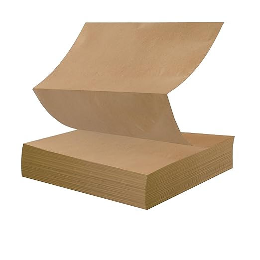 Elementree Brown Packing Paper Sheets for Moving & Shipping - 250 Count (229 Feet) - 14.5" x 11" Sheet Size - Sustainable Void Fill Packaging Made in the USA - Kraft Paper Thickness (00923)