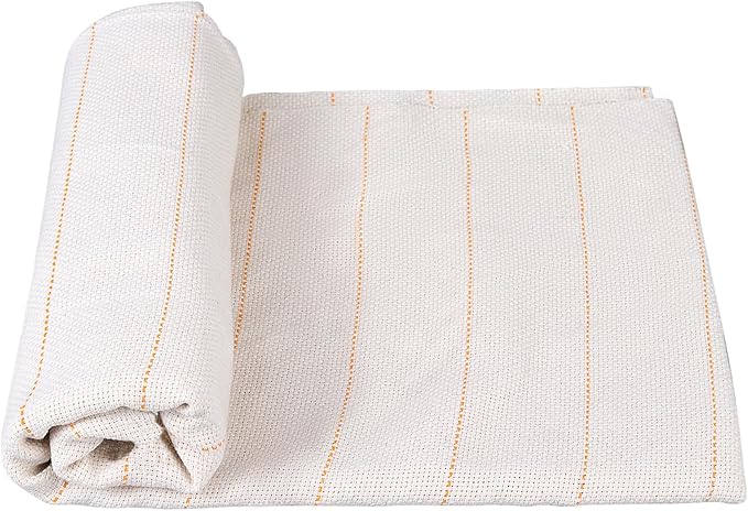 85"x80" Inch Large Premium Tufting Cloth with Marked Lines, Monks Cloth for Tufting Gun Rug Tufting, Rug Tufting Supplies Punch Needle Fabric for Art Hand Making DIY Craft Decoration