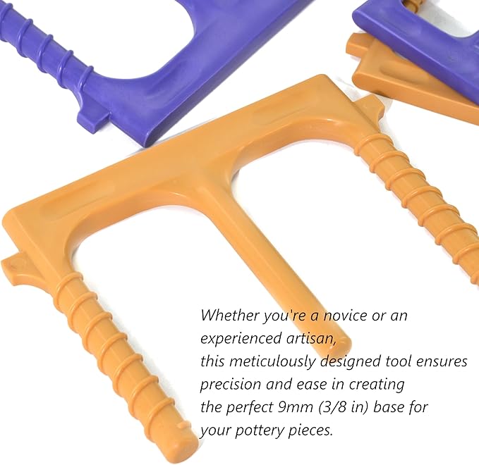 Plastic Pottery Ball Opener Tool For Ceramics, Ergonomic Pottery Base Bottom Guide For Perfect Artisan Creations