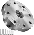 Wood Lathe Steel Faceplate 3",Faceplate for Wood Lathe,Lathe Face Plate Fit for 3/4" x 16TPI Spindle