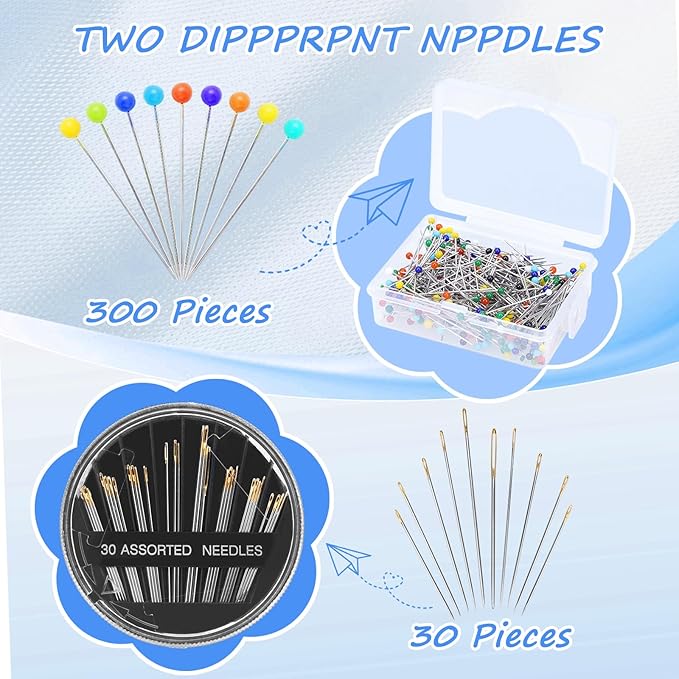 eZAKKA 341 PCS Sewing Pin Cushion Kit, Pumpkin Pin Cushion for Sewing Clips Sewing Pins, Needle Threaders, Small Scissors, Seam Ripper Soft Tape Measure for Decoration