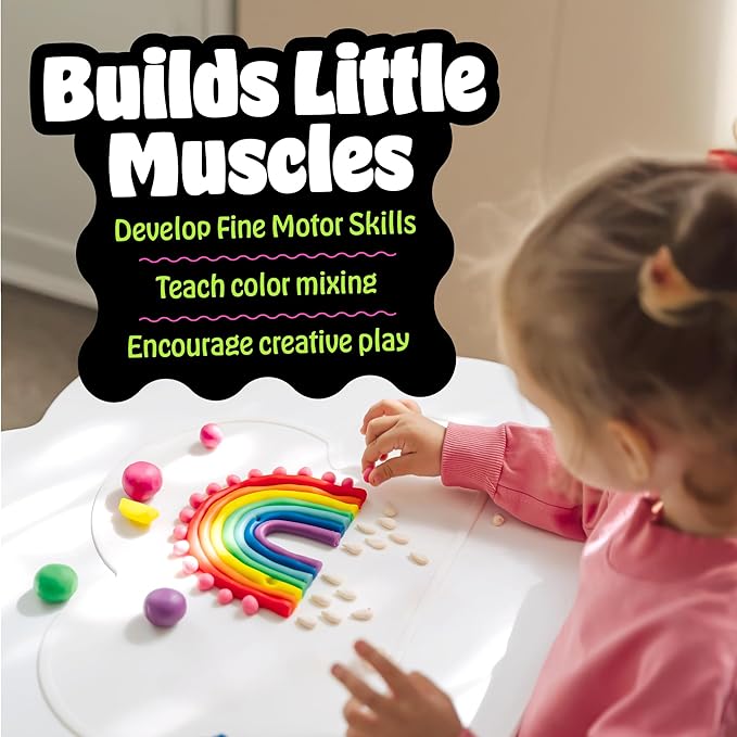 Hygloss Play Modeling Dough for Kids – Safe & Non-Toxic Sensory Dough for Arts and Crafts – 1 lb Tub – Play Clay for Toddler Activities, Preschool Classroom Must-Haves – Pink Color, Unscented