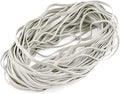 Coopay 120 Pieces Large Rubber Bands Bulk, 8 Inches Heavy Duty Strong Elastic Bands for Office Supply School Home, Securing Trash Can Garbage Cans, File Folders (White)