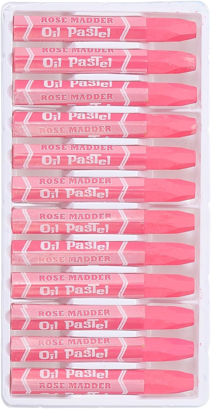 PATIKIL Rose Red Oil Pastels, 36Pcs Soft Oil Crayons Pastels Stick Vibrant and Creamy Art Supplies Bulk for Artists Beginners Art Painting Drawing Blending Graffiti Gallery