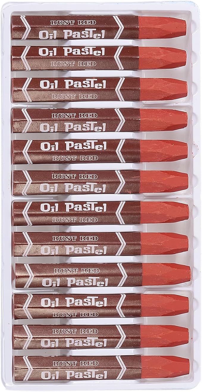 PATIKIL Reddish Brown Oil Pastels, 36Pcs Soft Oil Crayons Pastels Stick Vibrant and Creamy Art Supplies Bulk for Artists Beginners Art Painting Drawing Blending Graffiti Gallery