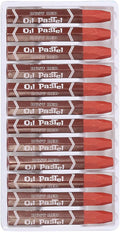 PATIKIL Reddish Brown Oil Pastels, 36Pcs Soft Oil Crayons Pastels Stick Vibrant and Creamy Art Supplies Bulk for Artists Beginners Art Painting Drawing Blending Graffiti Gallery