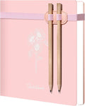 Yoment Hardcover Sketch Book, Sketchbook for Drawing with 2 Pencils, 150GSM Thick Paper, Square Art Sketch Book Drawing Paper Book 160 Pages Sketch Pad Journal for Women Adults,Gift Boxed, Pink