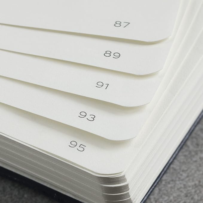 LEUCHTTURM1917 - Notebook Hardcover Master Slim A4+ - 123 Numbered Pages for Writing and Journaling (Sage, Ruled)