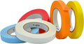 WOD CFTC6 Console Artist Tape Made in USA Rainbow, 3/4 inch x 60 yds. Set of 5 Rolls - Flatback Paper Marking/Labeling Tape Residue Free, for Watercolor Paper to Prevent Tearing